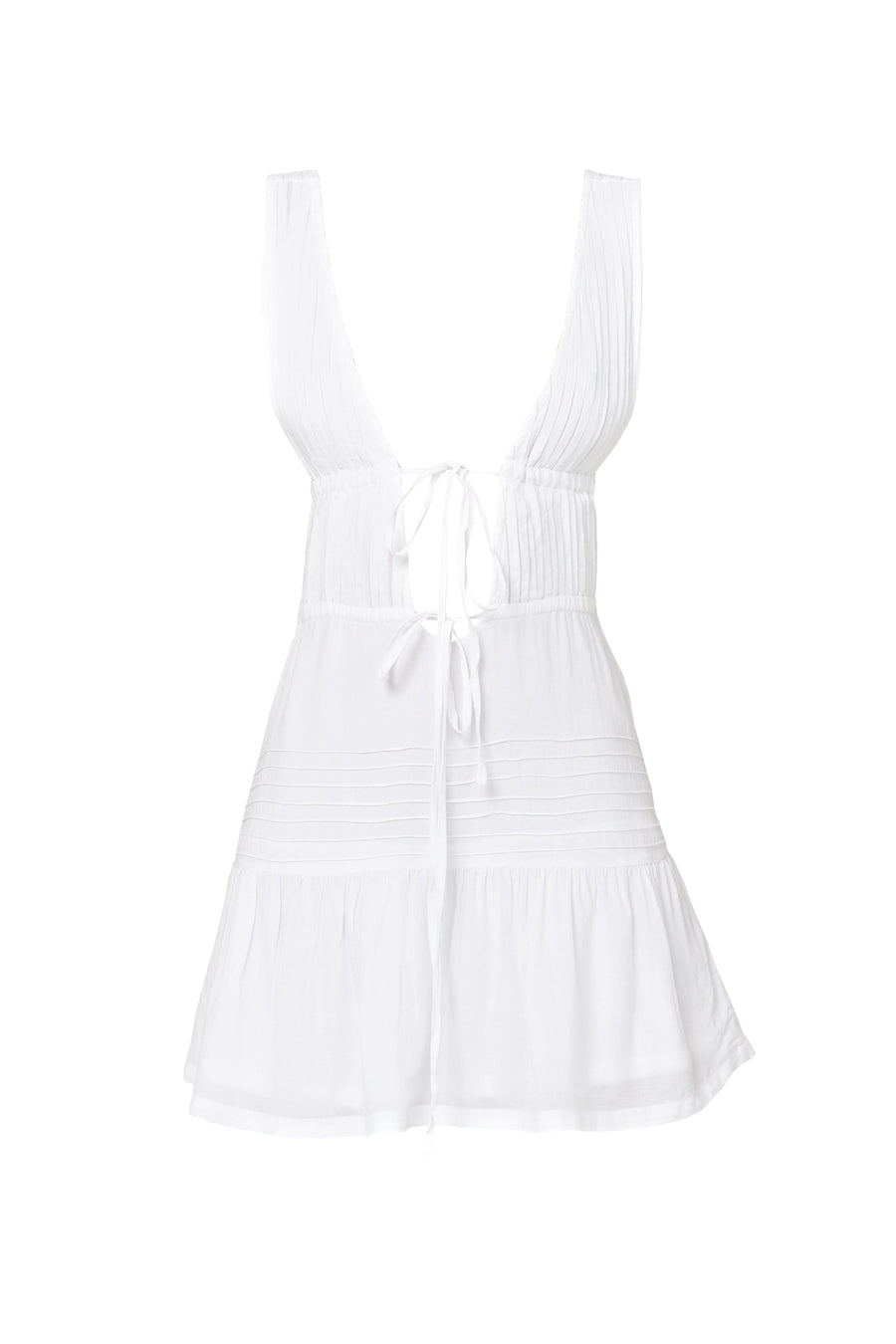 CAPRI dress- white  -  CLOTHING  -  B Ā M B A S W I M
