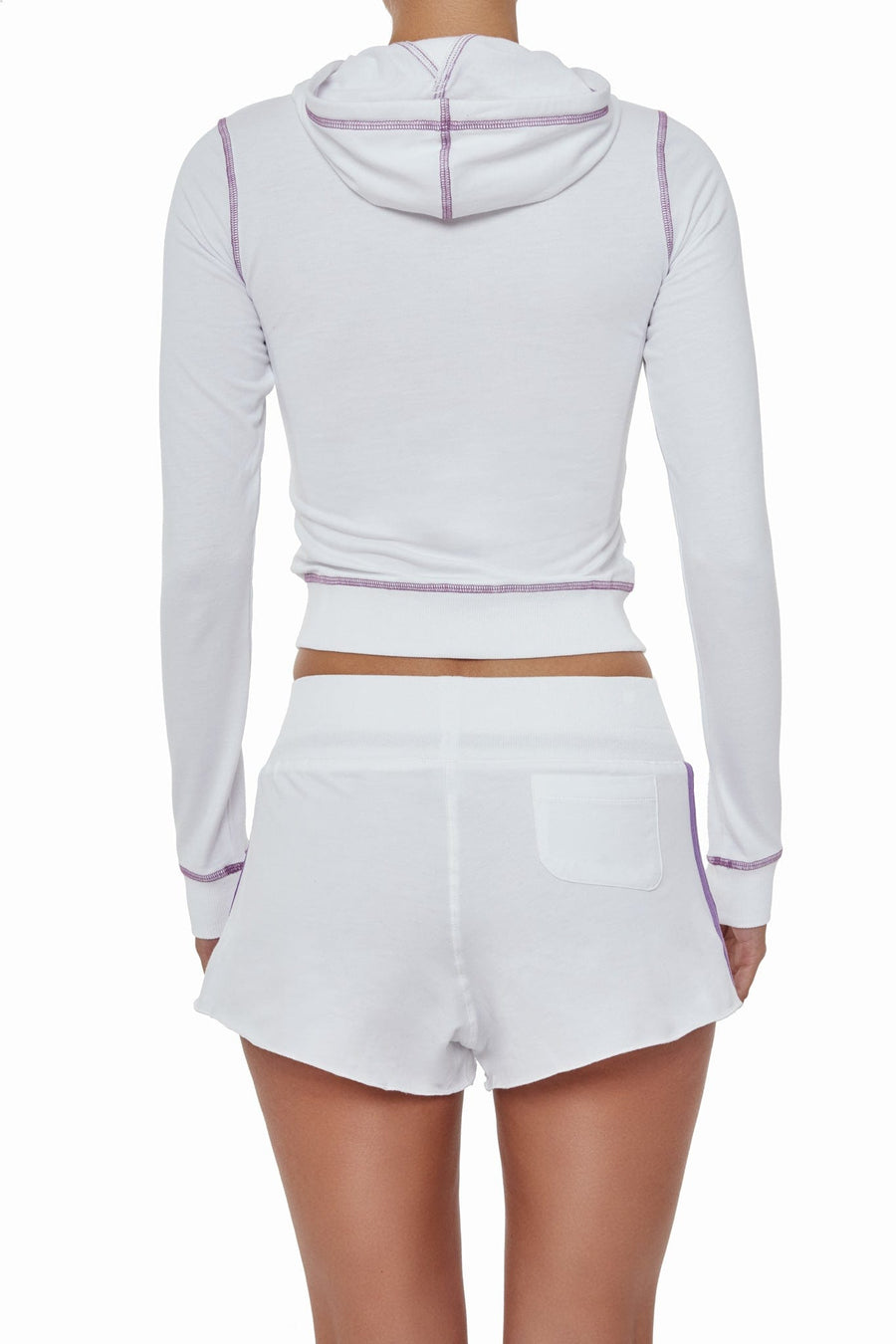 ESPRITE shorts- bianco/ violet  -  CLOTHING  -  B Ā M B A S W I M