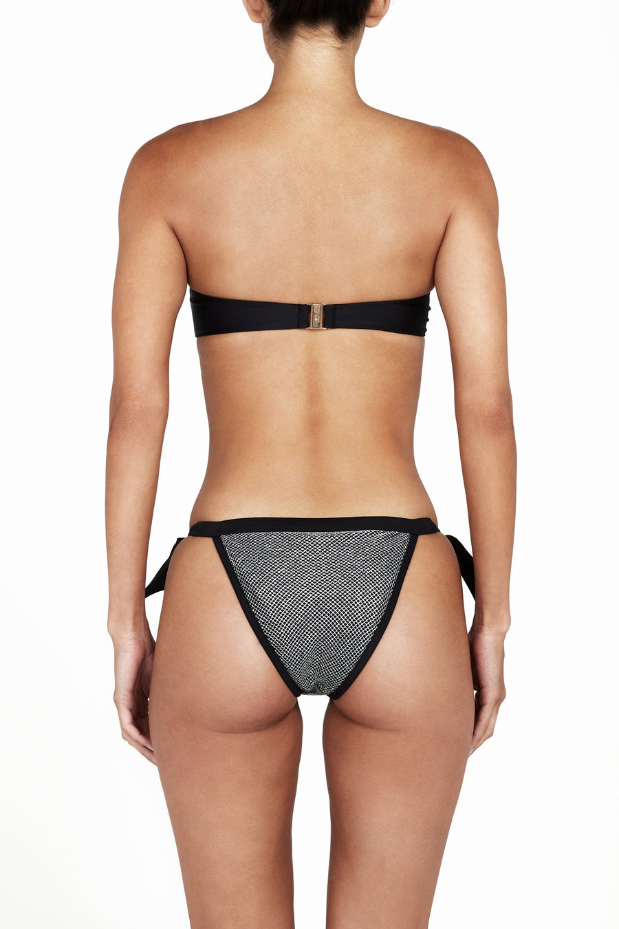 URSULA top - jet black  -  SWIM TOPS  -  B Ā M B A S W I M